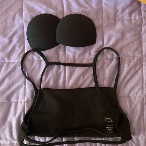 YoungLA Back it Up Top Black - Picture 3 of 4